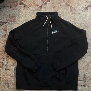 EUC Nike Half Zip with Floral Design